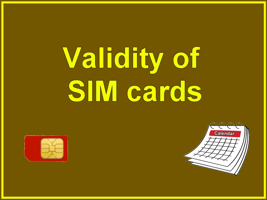 Validity of SIM cards Prepaid Data SIM Card Wiki Fandom