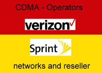 CDMA: Verizon and Sprint networks