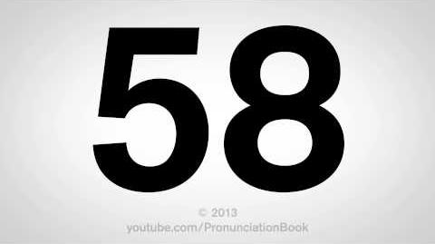 How to Pronounce 58
