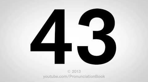 How to Pronounce 43