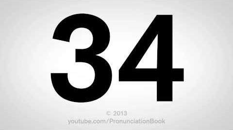How to Pronounce 34