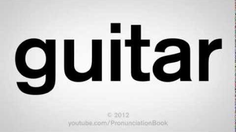 How to Pronounce Guitar
