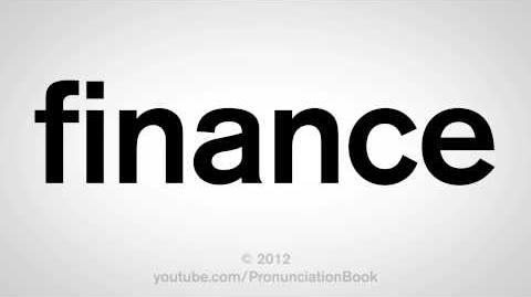How to Pronounce Finance