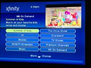 The show on Xfinity on Demand