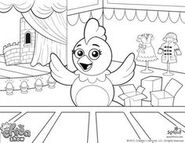 Chica in the Costume Coop.