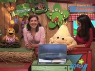 April 1, 2011, for Opposites week and during Sprout's Scrambled April Fun Day