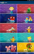 64 Zoo Lane on Sprout mobile along with Astroblast!, Clangers, The Chica Show, Chloe's Closet, The Berenstain Bears, and Caillou