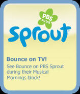 Web ad promoting Sprout on the series' website.