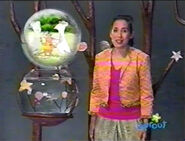 Melanie announcing the show is coming up next.