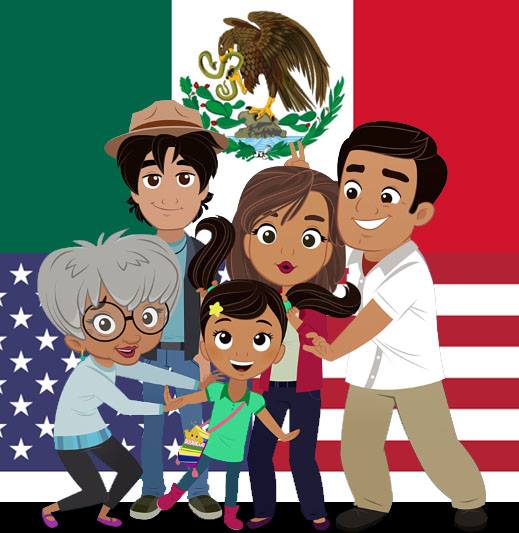 mexican family cartoon