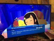 In Sprout's Snooze-a-Thon.