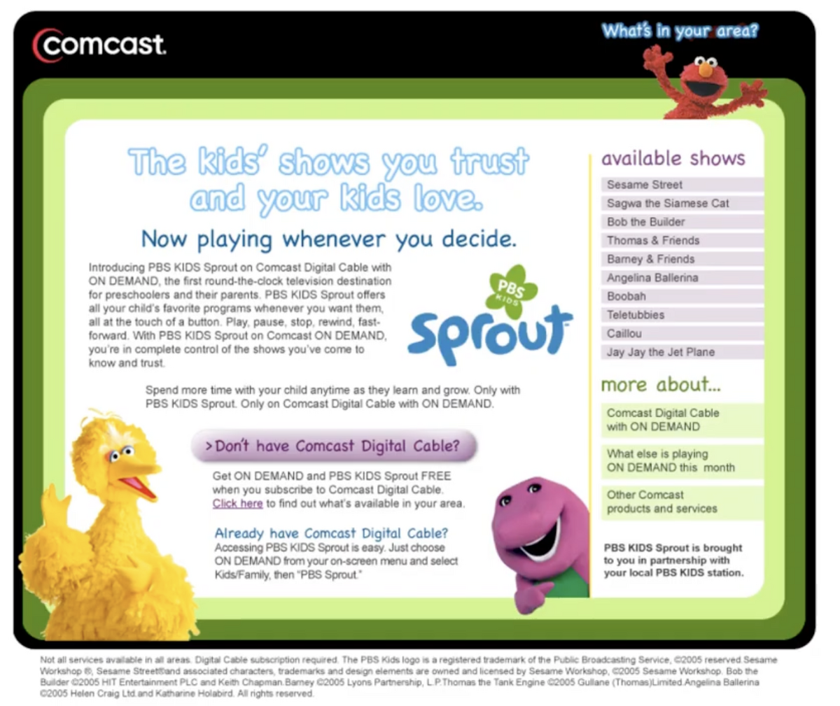 Sprout on Demand PBS Kids Sprout TV Wiki Fandom