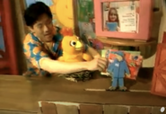 Kevin, Chica, and Mr. Mailman.