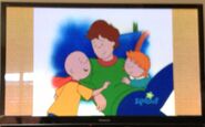 Caillou on June 26, 2013.