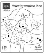 Color-by-number Star