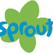 Alternate logo, with the blue logo on the green flower.
