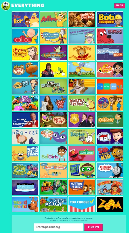 Pbs cartoons outlet