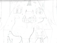 A Zigori settlement, on the roof.