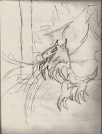 Dino, fully transformed into a dragon and ready to kill. There was no more reasoning with Dino at this point.