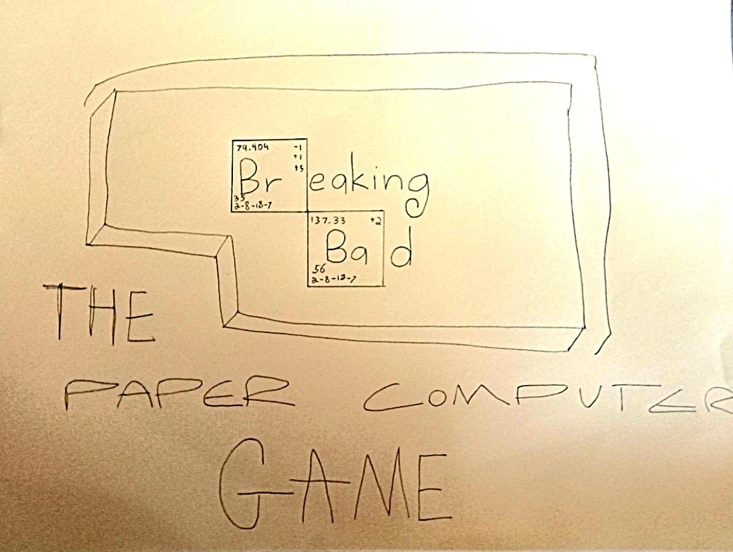 Breaking Bad The Paper Computer Game Paper Computer Games Fandom