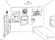 Xaq's room, as seen in the cartoon