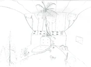 Cockpit turned swimming pit.