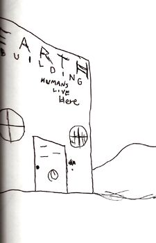 The Earth Building, where  live.