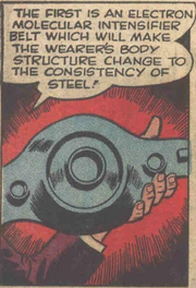 Explanation of the belt's function.