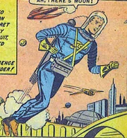 Brant Craig in his spacesuit.