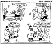 Adamson's Adventures strip, from 1922.