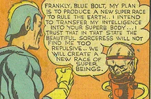 Marto shares his master plan with Blue Bolt.