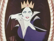 The Wicked Queen in a Optrex Eye Dew advertisement