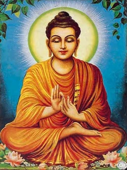Gautam buddha in meditation