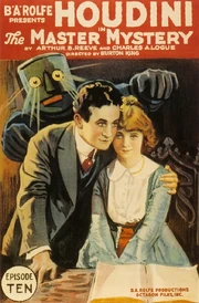 Houdini in "The Master Mystery" (1919).