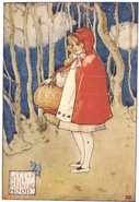 The fairy tale character Red Riding Hood