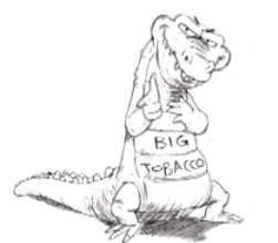 big tobacco crocodile Big Tobacco Crocodile | Public Domain Super Heroes