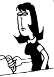 Liz working in Irma's Diner.