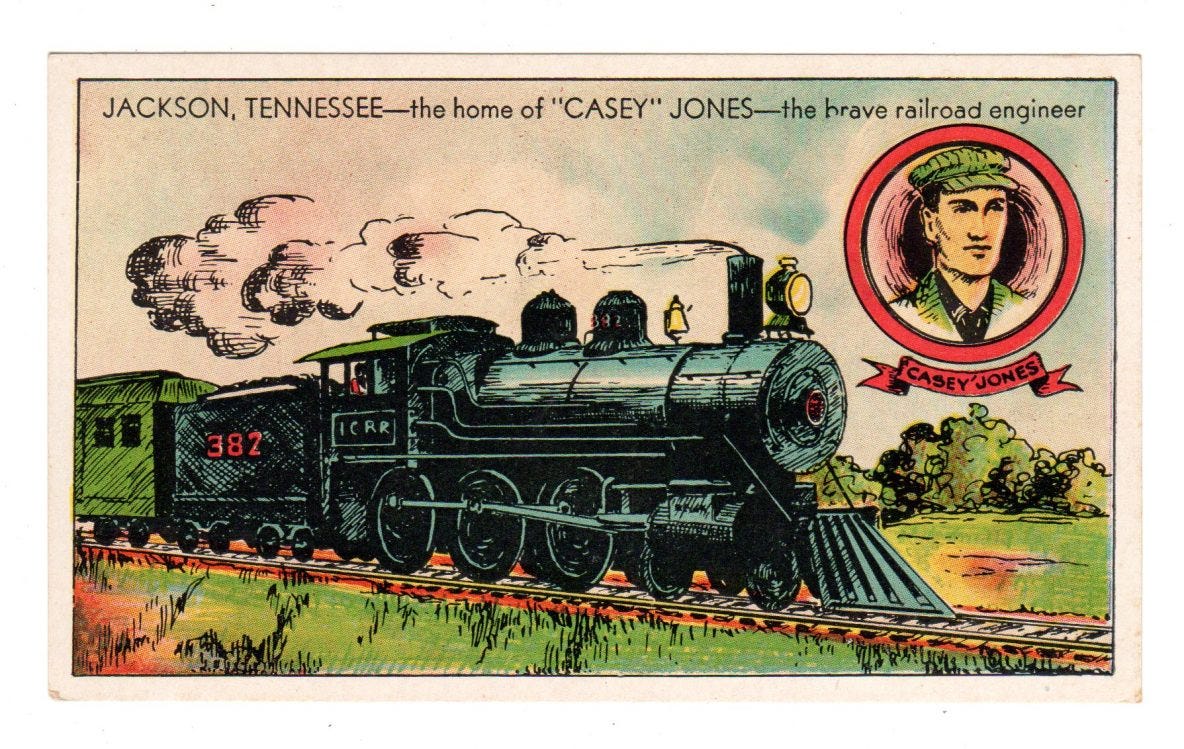 Casey Jones & Illinois Central No. 382 | Public Domain Super Heroes ...