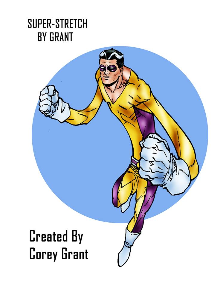 Super-Stretch, Public Domain Super Heroes