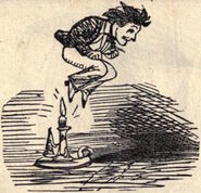 “Jack Be Nimble,” illustration from The Crooked Man and Other Rhymes, 1851–70.