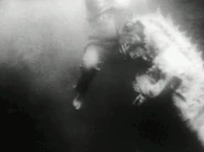 The Phantom dragging a fisherman into the sea