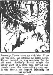From the Tarzan Comic Strip (1929)