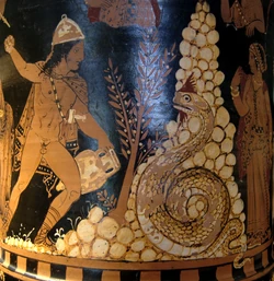 Kadmos dragon Louvre N3157