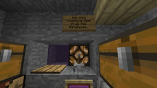 The only redstone lamp in the betalands.