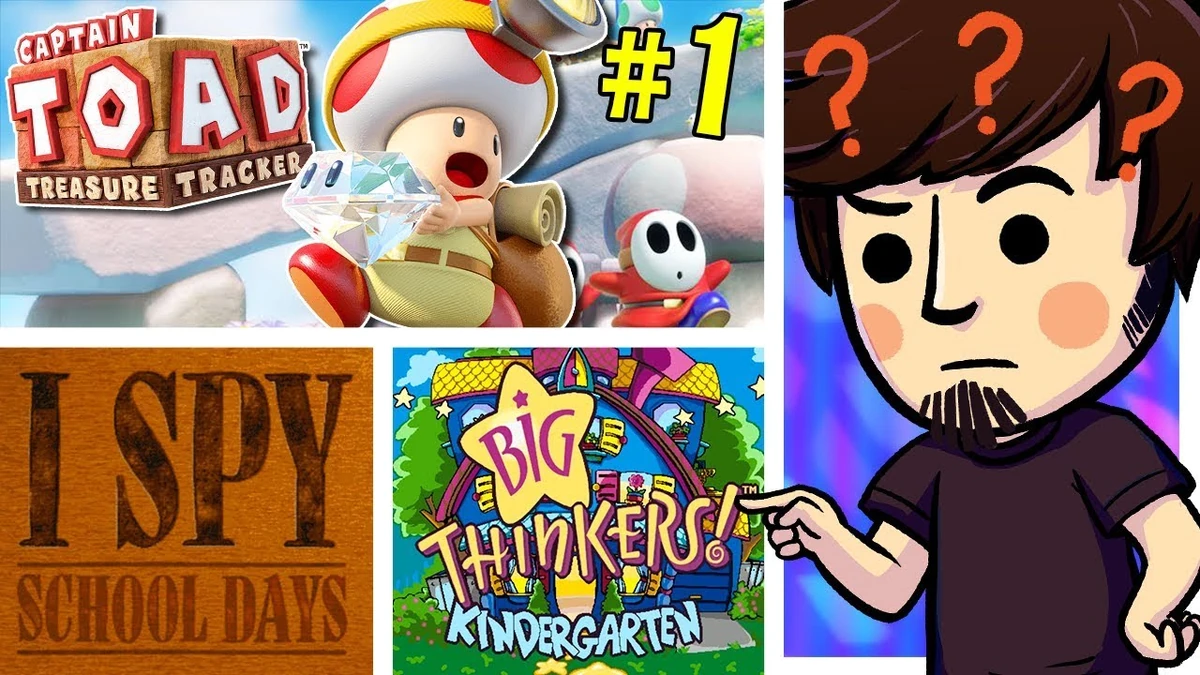 Captain Toad Nintendo Switch (Part 1) + Goodwill Games! Peanut Butter