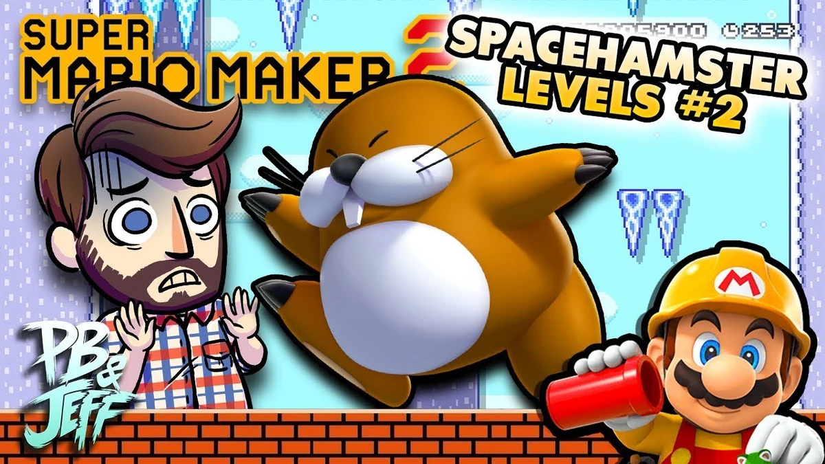 Super Mario Maker 2 Spacehamster Levels 2 Peanut Butter Gamer Wiki Fandom