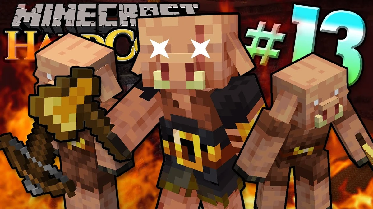 Minecraft Hardcore NB 1 Part 13 A Fortress for Pigs Peanut Butter