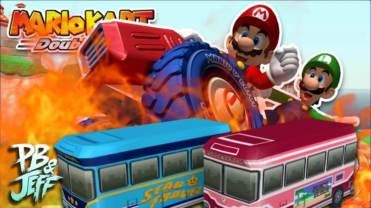 GOSH DANG CARS Mario Kart Double Dash CoOp (Part 2) Peanut Butter