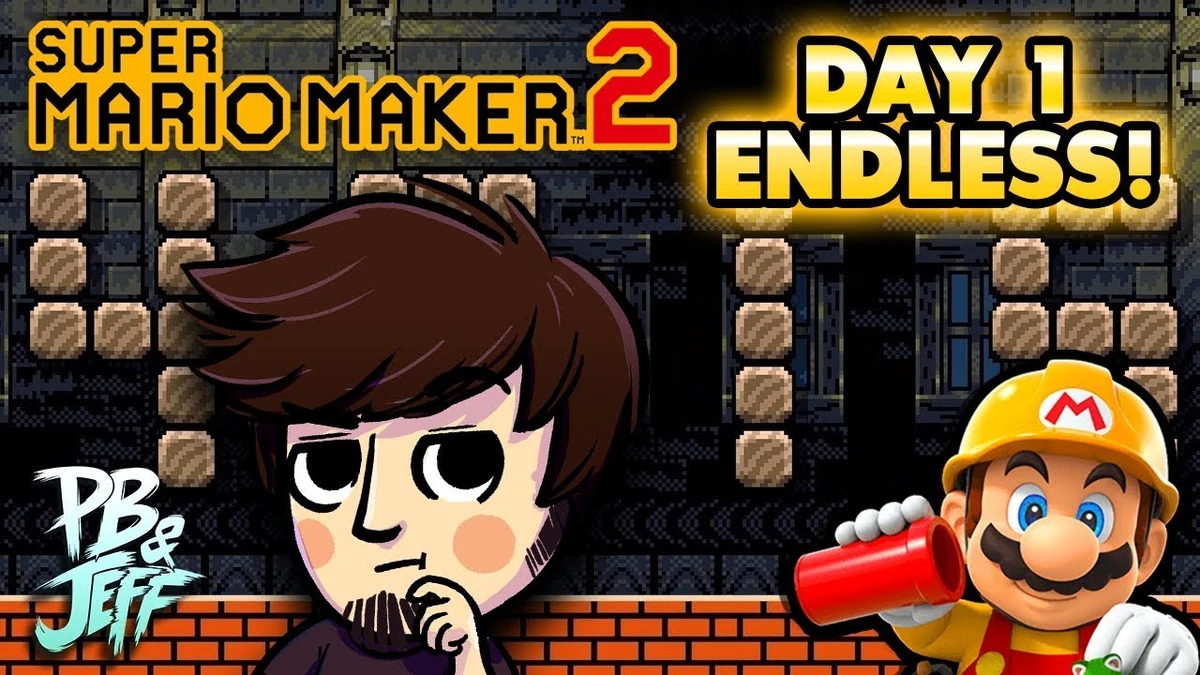 Super Mario Maker 2 Day 1 Endless The Number Puzzle Peanut Butter Gamer Wiki Fandom