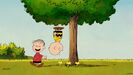 Linus reminds Charlie Brown about the tree